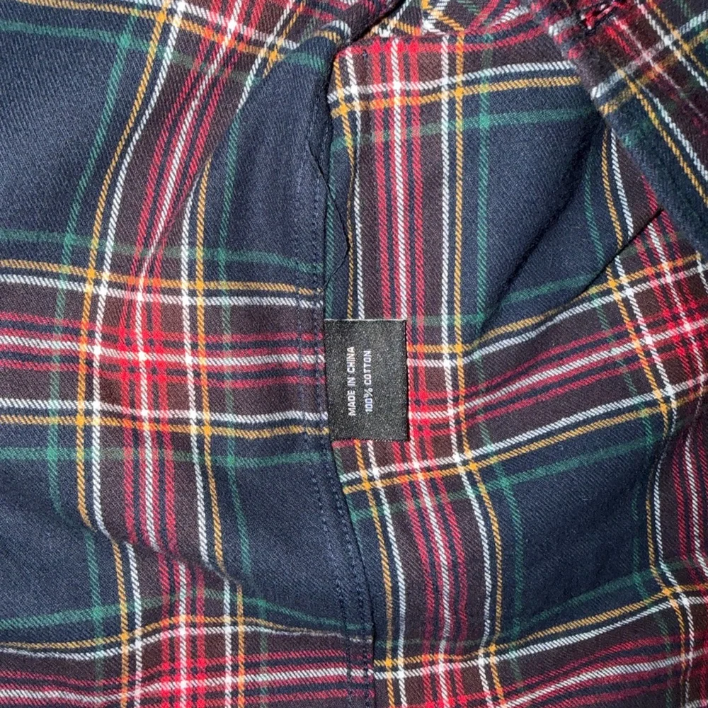 one24 Plaid Lightweight Duster Jacket – Red & Green, Size Small - Picture 3 of 3